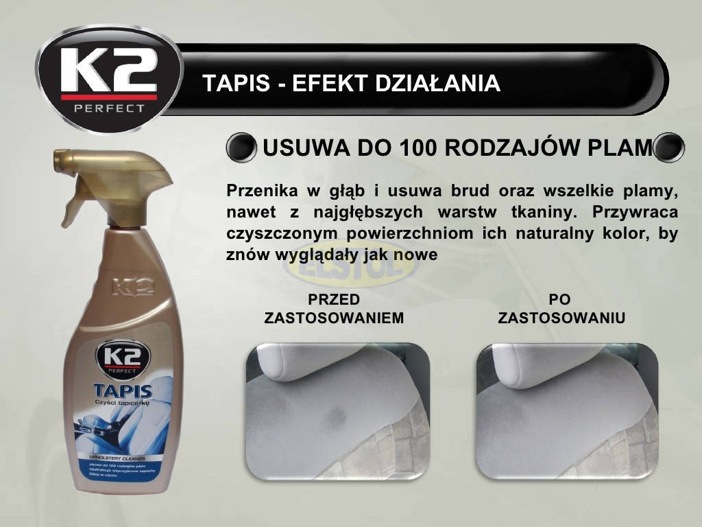 

Очиститель обивки салона авто К2 Tapis молочко 770мл
