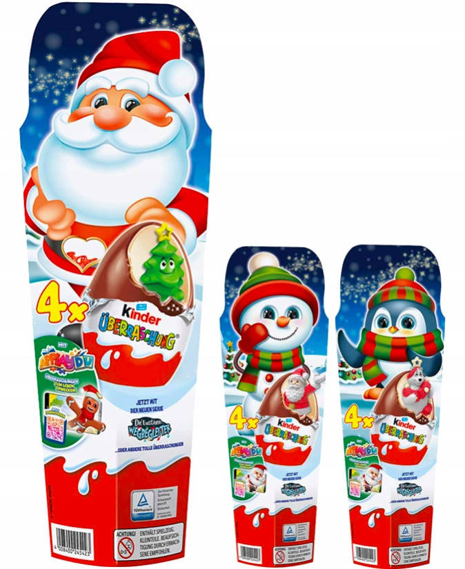 

Kinder Uberraschung New Year 4x 80 g