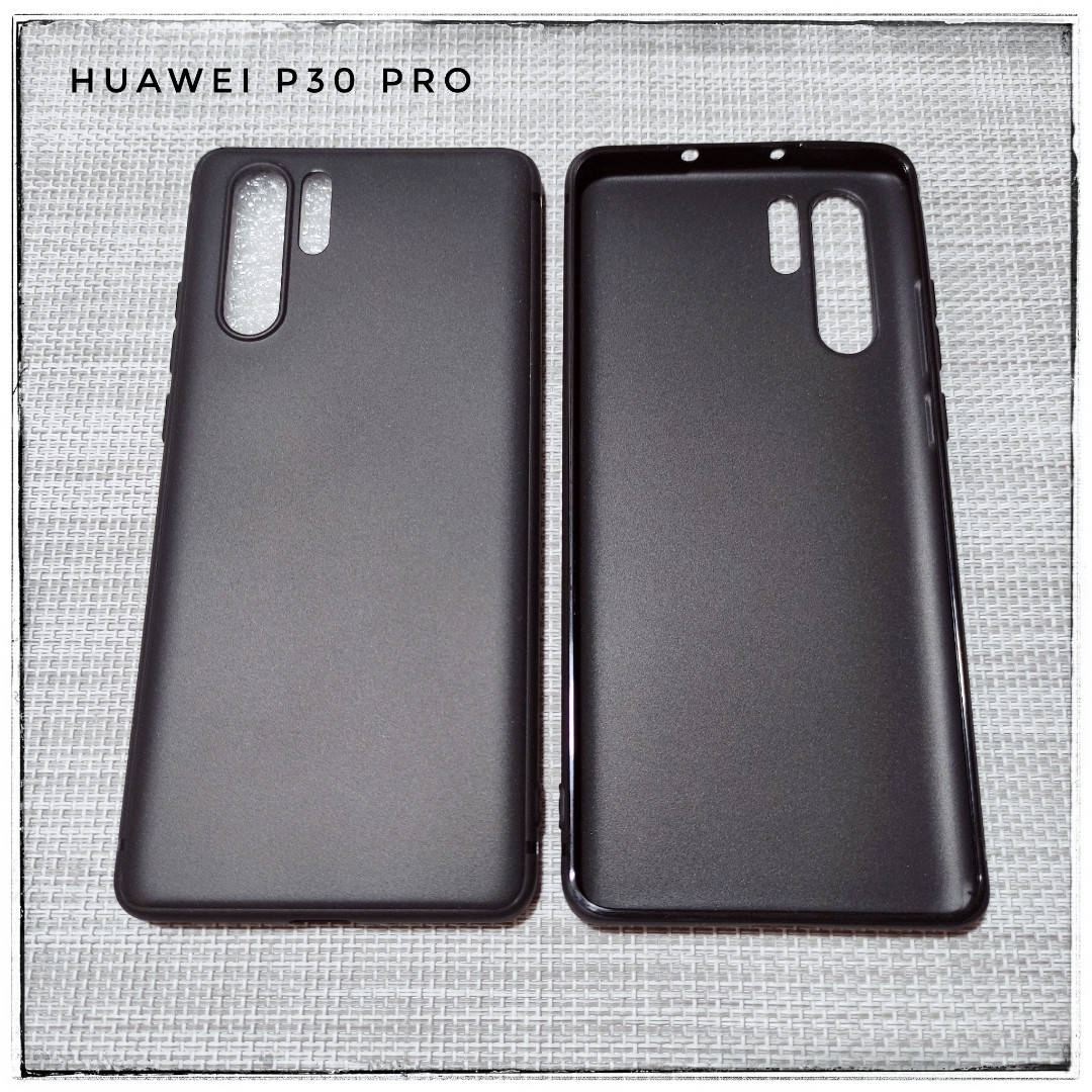 

Тонкий матовый чехол бампер типа "cafele" для Huawei p30 pro, Черный