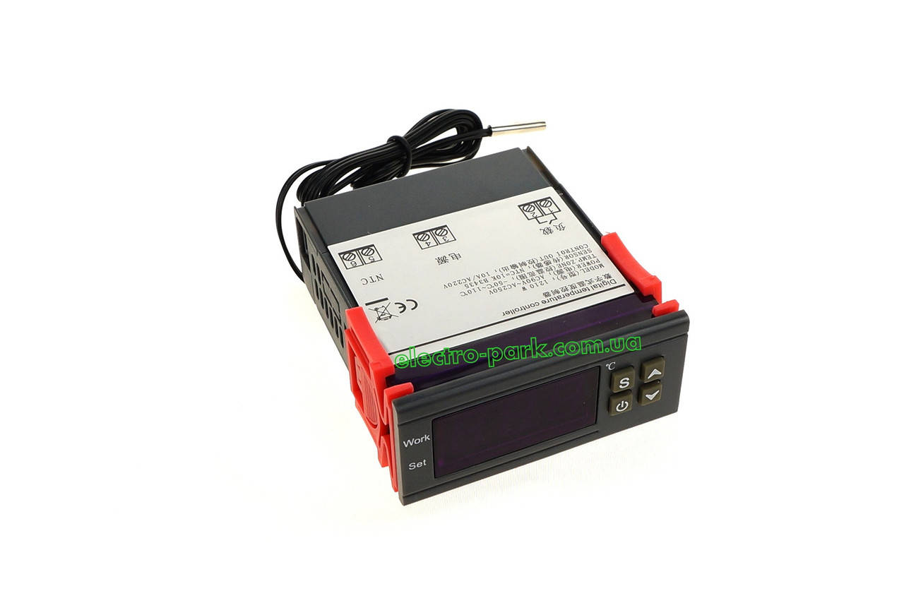 

Терморегулятор MH1210W(-50 ~ +110 °C) ;гистерезис 0.1 °C; 220V