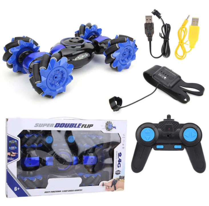 

Радиоуправляемая трюковая машинка перевертыш ABC Управление рукой