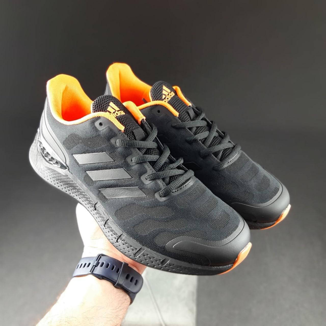 

Мужские весенние черные кроссовки Adidas Ventania. Легкие кроссовки адидас, Черный