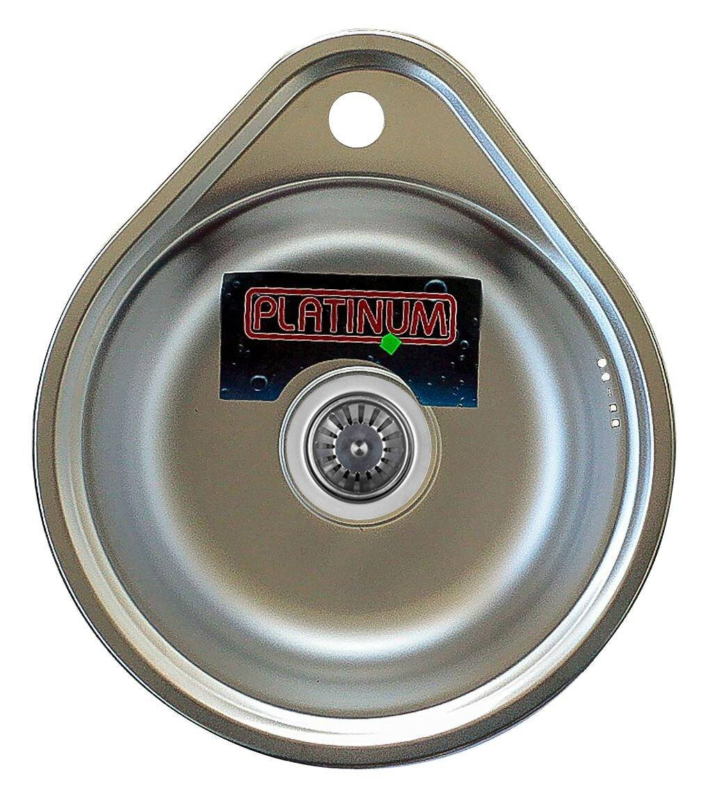 

Кухонная мойка из нержавеющей стали Platinum САТИН 4539 (0,6/170 мм)
