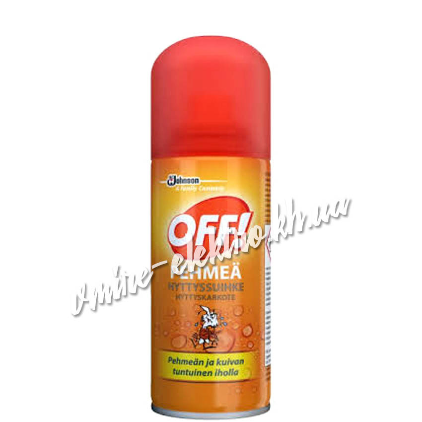 

Аэрозоль от комаров OFF Smooth & Dry с эффектом сухого аэрозоля, 100 мл