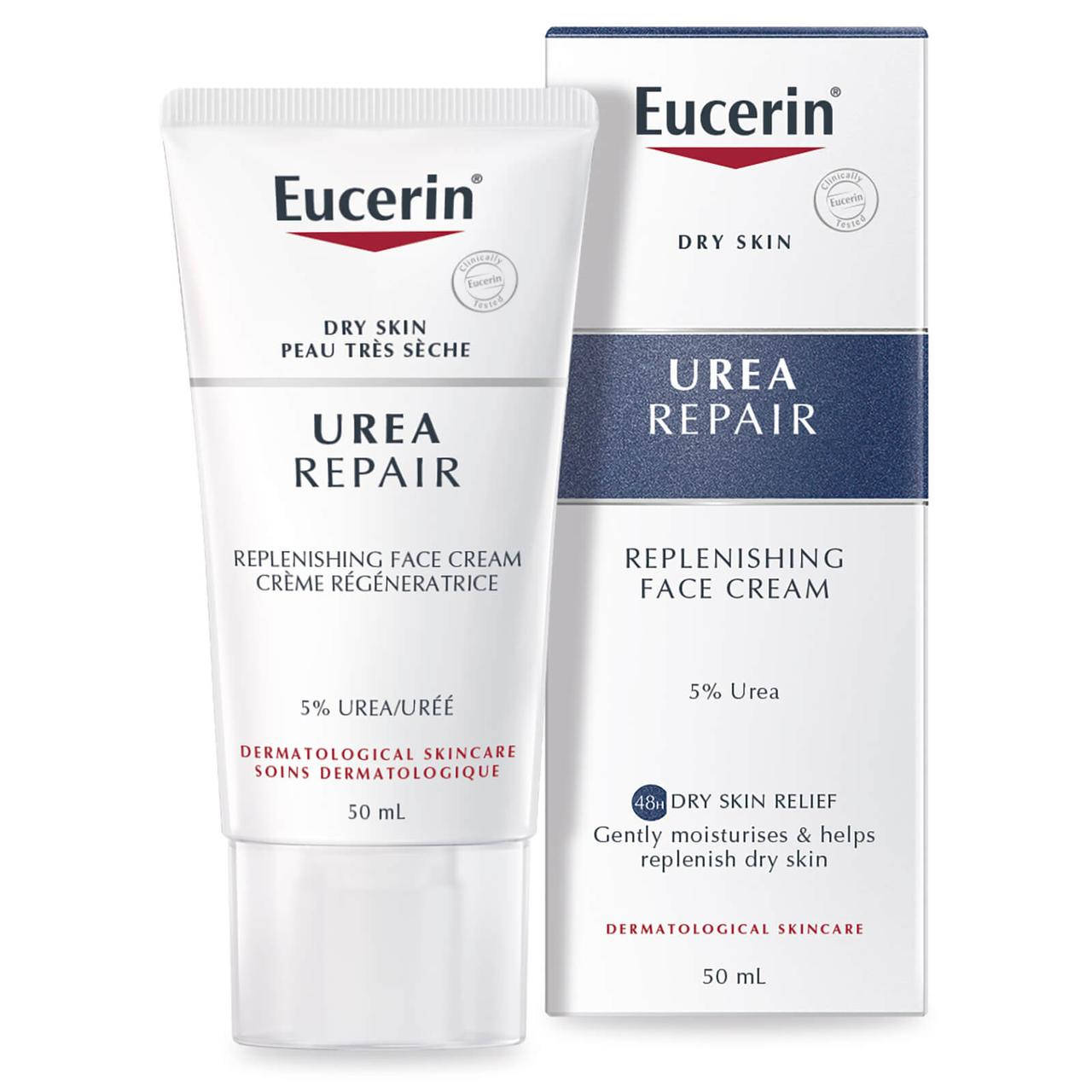 

Крем для лица Eucerin 63326 UreaRepair Replenishing face cream 5% urea, 50 мл