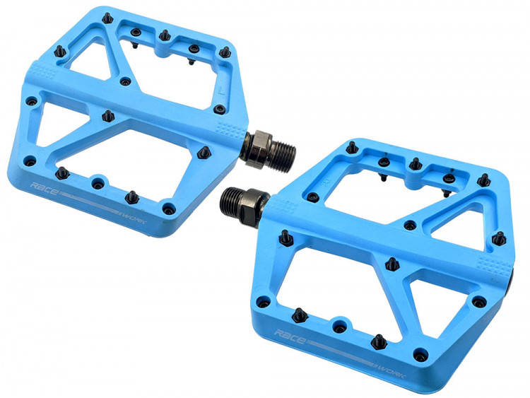

Педали велосипеда RaceWork Composite Blue промподшипники