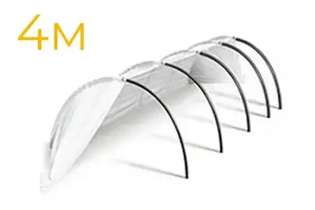 

Парник "Подснежник" для дачи из агроволокна на дугах (4 м) Плотность 50г/м2, Белый