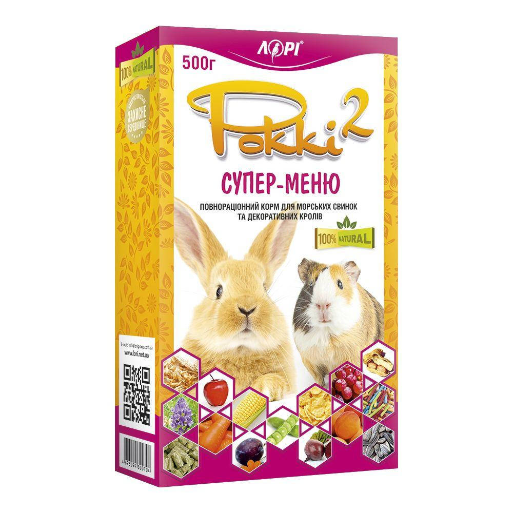 

Корм для средних грызунов "Супер меню Рокки-2", 500 г