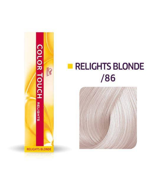 

Краска для волос безаммиачная Wella Professional Color Touch 60 мл Relights /86