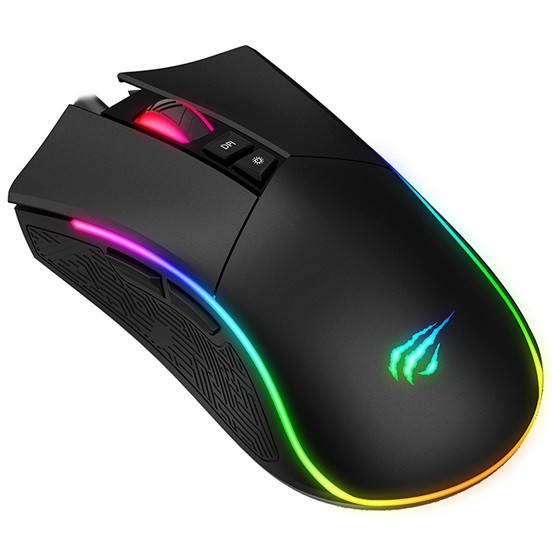 

Мышка игровая проводная оптическая с подсветкой HAVIT HV-MS1001 USB RGB Черный