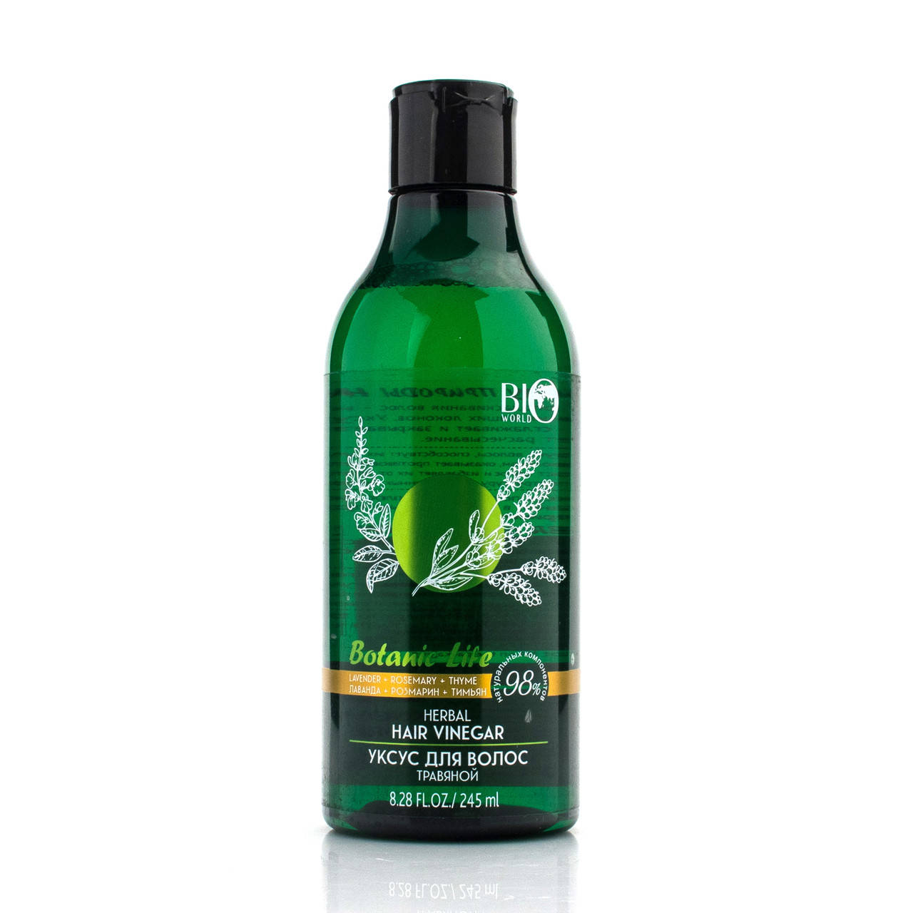

ТРАВЯНОЙ Уксус для волос Botanic life Bio world 245 ml