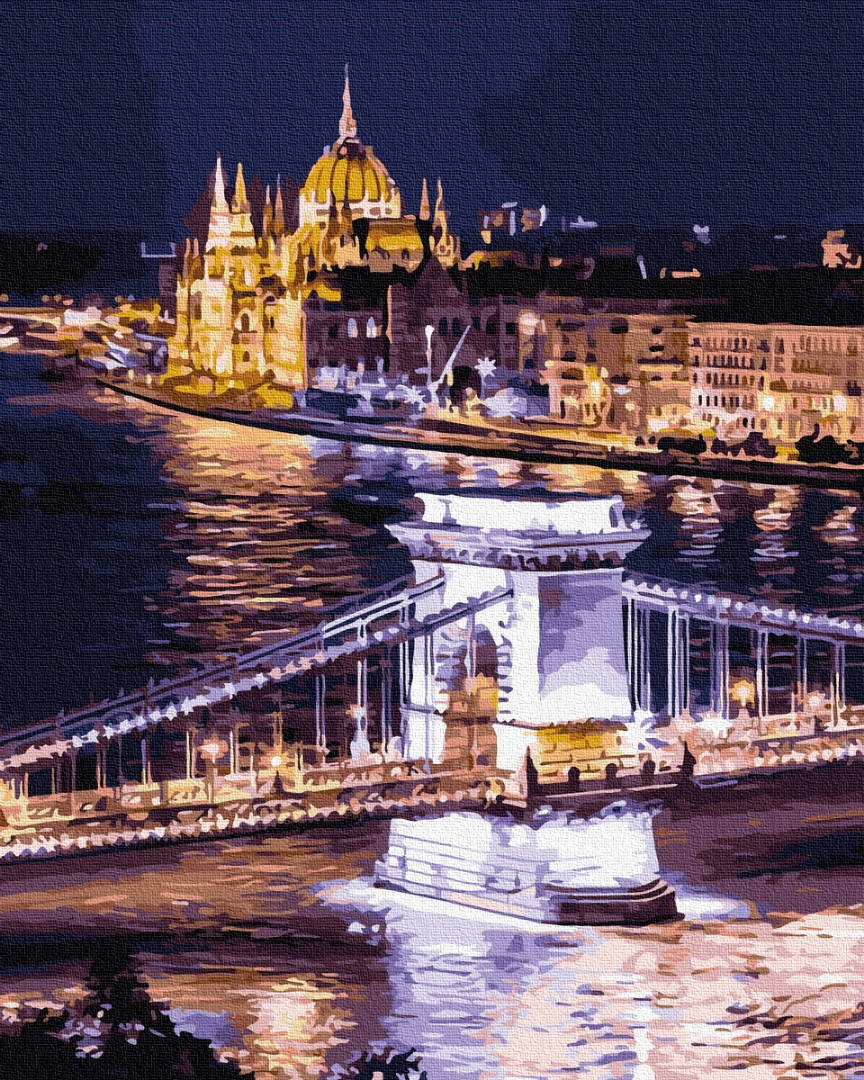 

Картины по номерам - Ночной город GX34367
