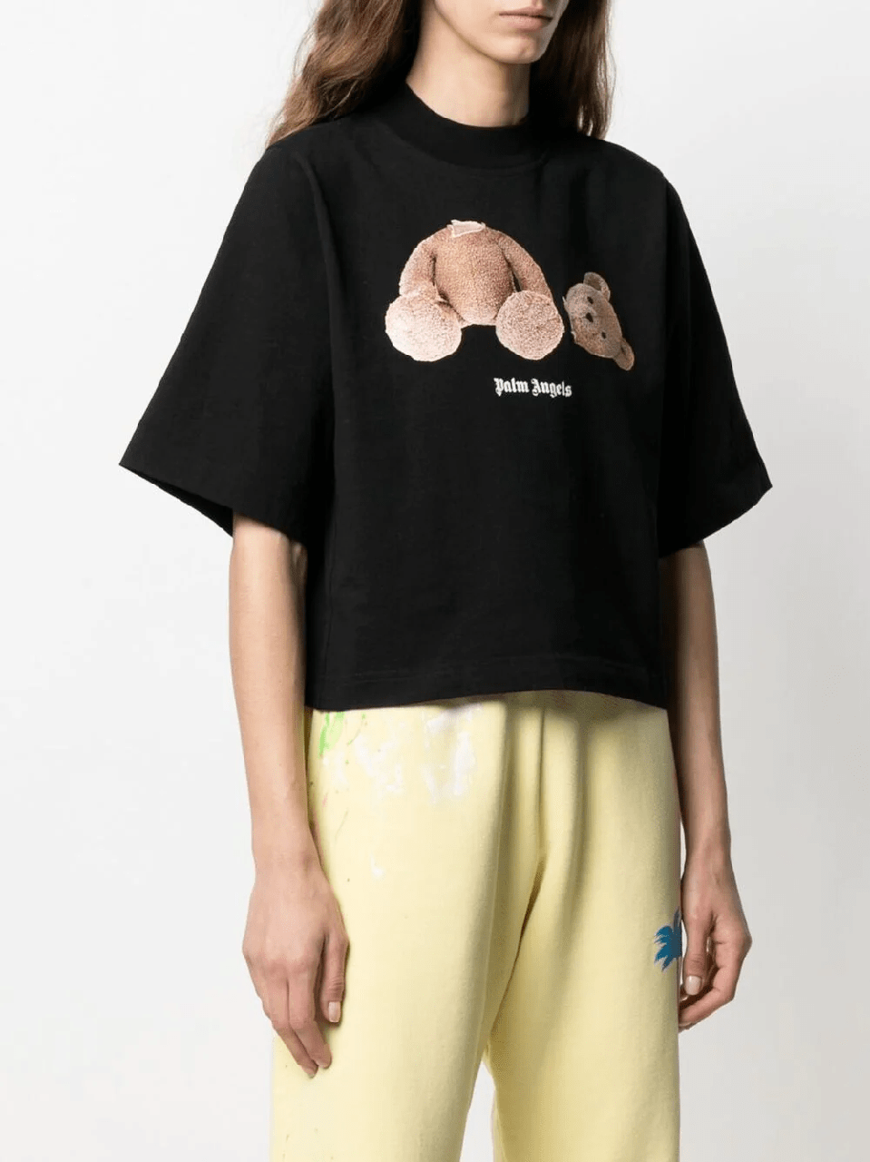 

Футболка Палм Энджелс Palm Angels Мишка Черная Размер M, Черный