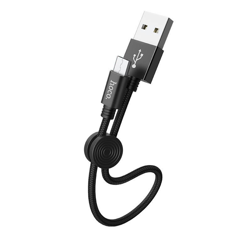 

Кабель USB на Micro-USB Hoco x35 0,25м черный
