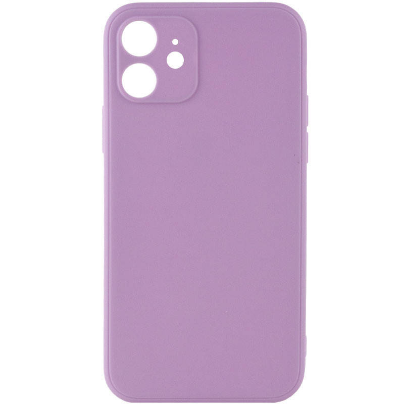

Силиконовый Чехол с защитой камеры для Apple iPhone 12 (6.1") (Сиреневый / Dasheen)