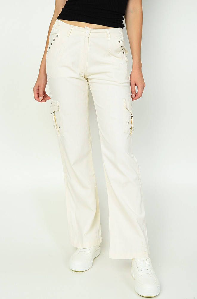 

Штаны женские молочные 134517M