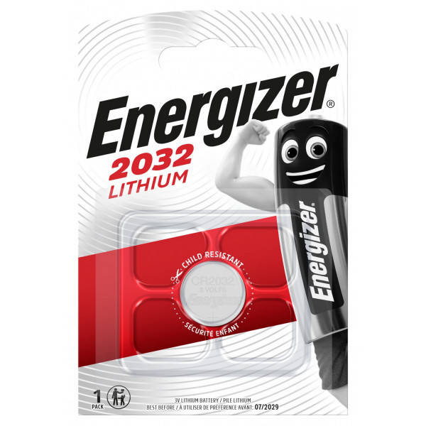 

Батарейка литиевая дисковая Energizer CR2032 Lithium, 3V