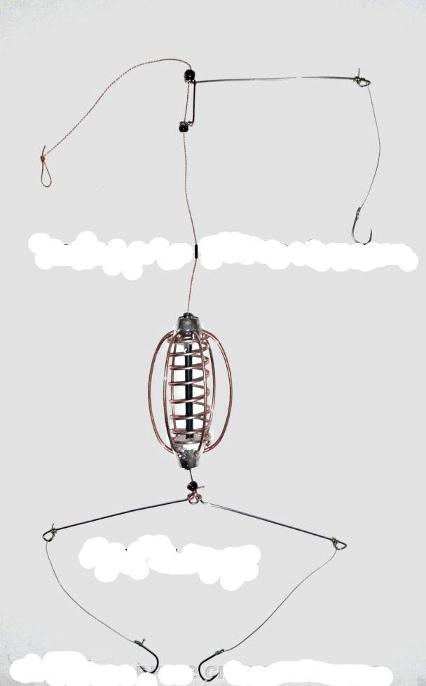 

Кормушка оснащенная "Арбуз (Груша) " медная "20 грамм,3 крючка (50 шт/уп)