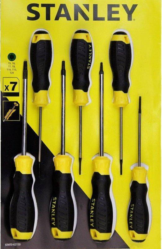 

Набор отверток 7 ед. Torx T5, T6, T7, T8, T10, T20 Stanley STHT0-62150