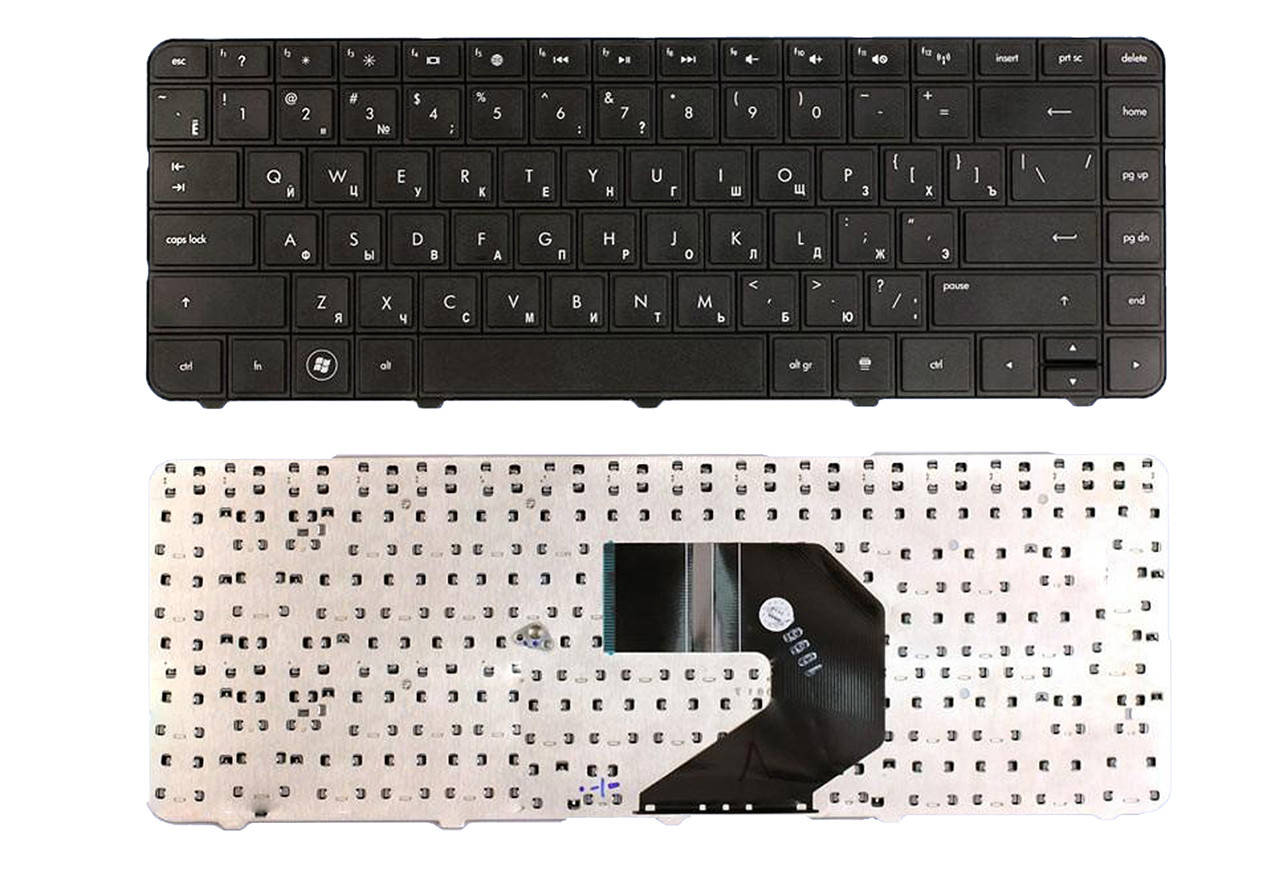 

Клавиатура для ноутбука HP Compaq Presario CQ57, матовая (646125-251), Черный