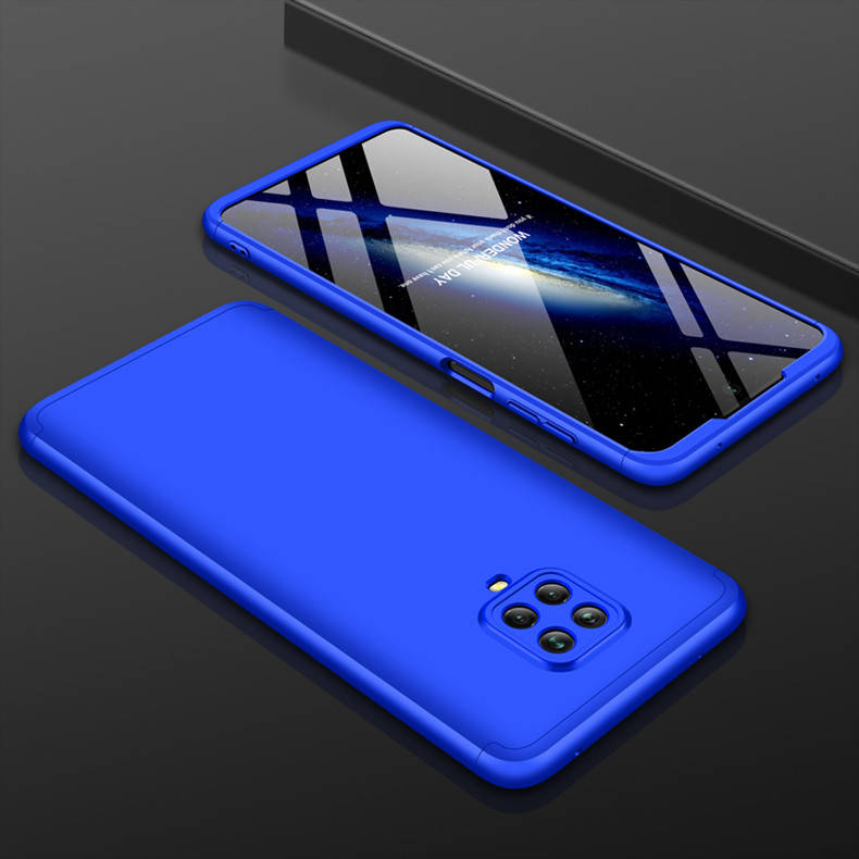 

Чехол GKK 360 для Xiaomi Redmi Note 9S бампер оригинальный Blue