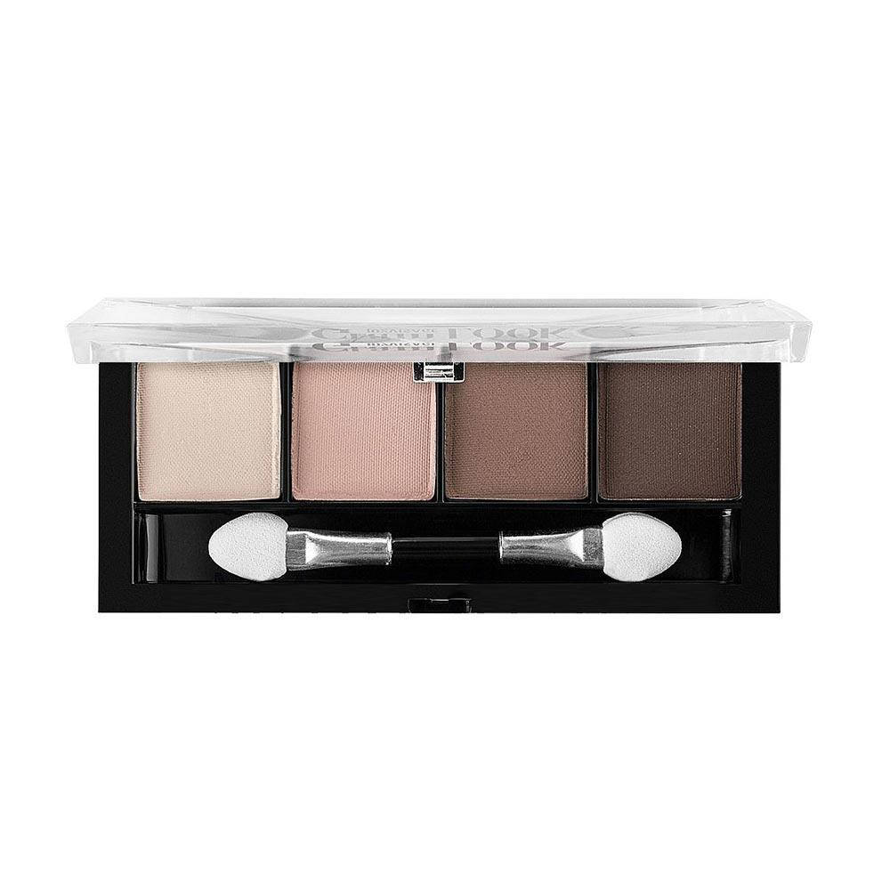 

Тени матовые Glam Look 4-х цветные тон 01 молочный шоколад Люкс Визаж