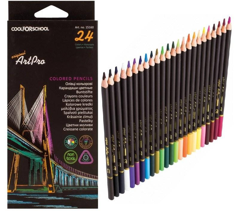 

Карандаши 24цв. ArtPro, треугольные
