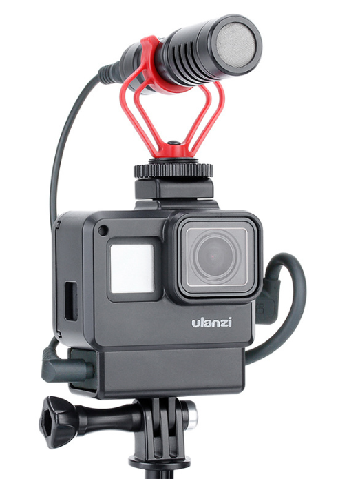 

Рамка Ulanzi V2 с крепление для микрофона для GoPro hero7 /6 / 5 Black, Черный