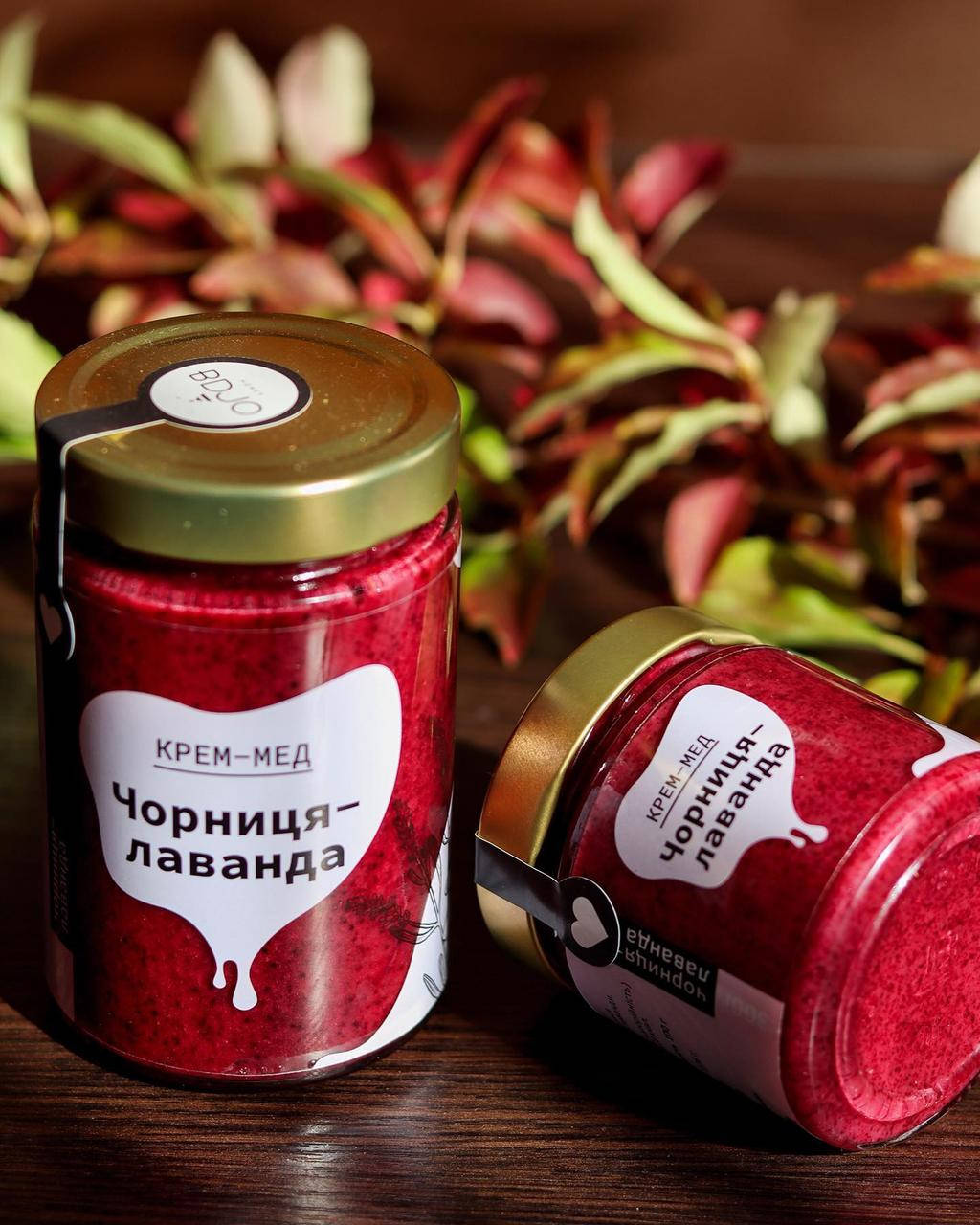 

Мед Чорниця лаванда 170г