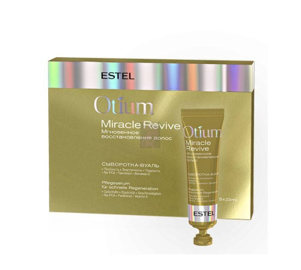 

Сироватка вуаль для волосся Миттєве відновлення ESTEL Otium Miracle Revive 1*23 мл