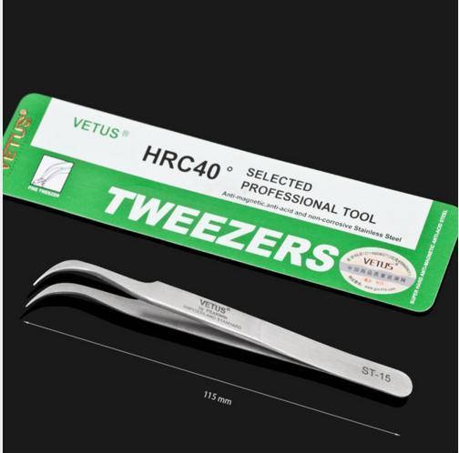 

Пинцет изогнутый для наращивания ресниц VETUS-ST15