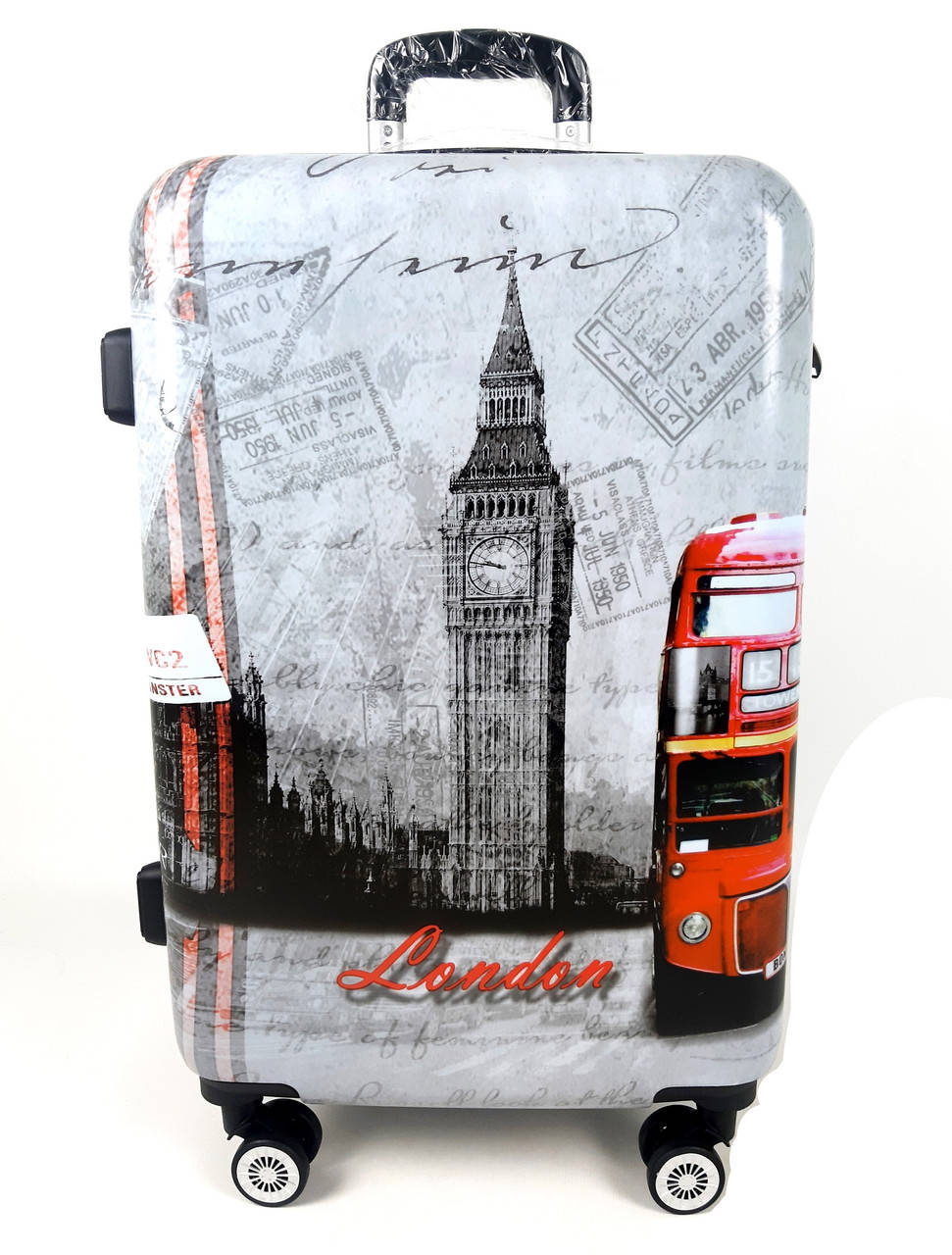 

Маленький чемодан на колесах, London Big Ben Bus 40л Jixiangniao