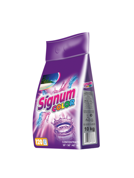 

Порошок для стирки цветного белья SIGNUM Color 10 кг 120 стир