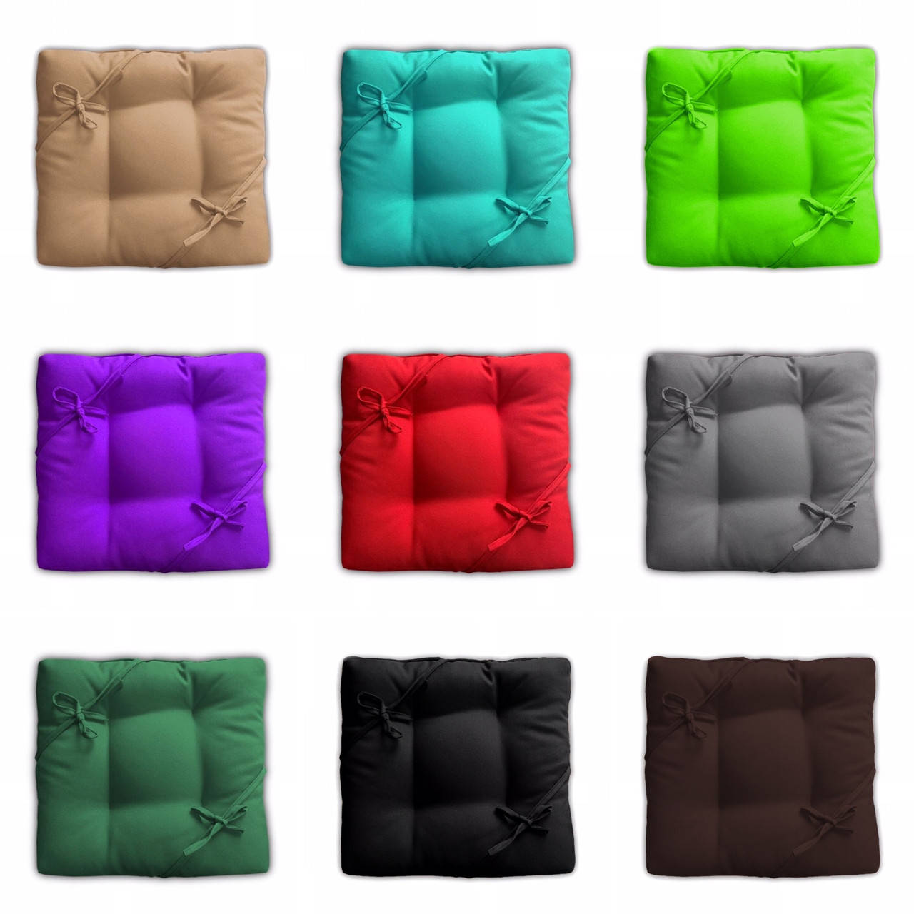 

Подушка на стул серия Color mini 35x35x5 см + завязки