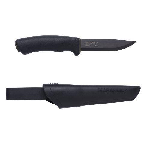 

Ніж Morakniv Bushcraft Black Carbon Steel Вуглецева сталь Чорний колір Чорний клинок, Черный