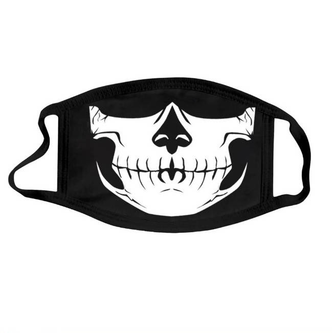 

Модная светящаяся маска с принтом черепа для Хэллоуина (TZZ200722664) MASKS Черный №2