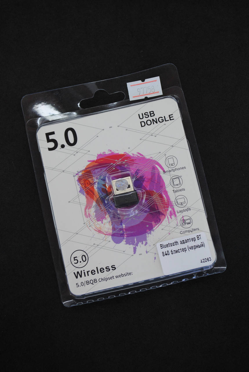 

Bluetooth-адаптер блютуз-ресивер для ПК BT840 Black