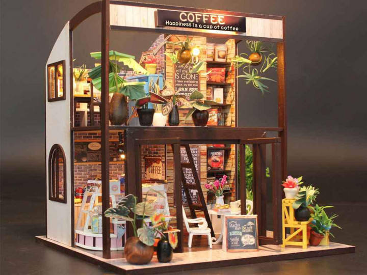 

3D Румбокс Кафе "Coffee House" M027 DIY DollHouse