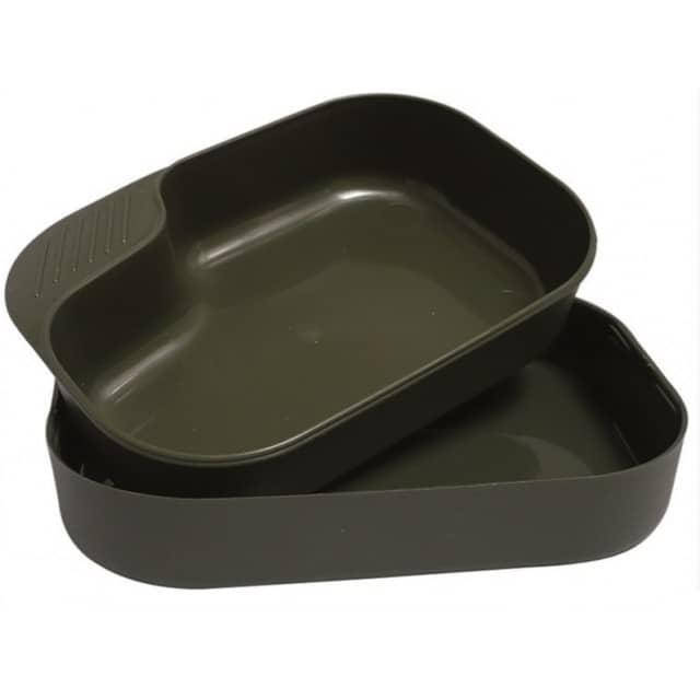 

Туристический пищевой контейнер 2 предмета цвет олива, Оливковый