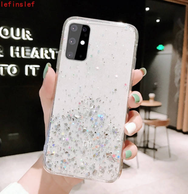 

Блестящий чехол с серебряной фольгой Xiaomi Redmi Note 10 Pro, Прозрачный