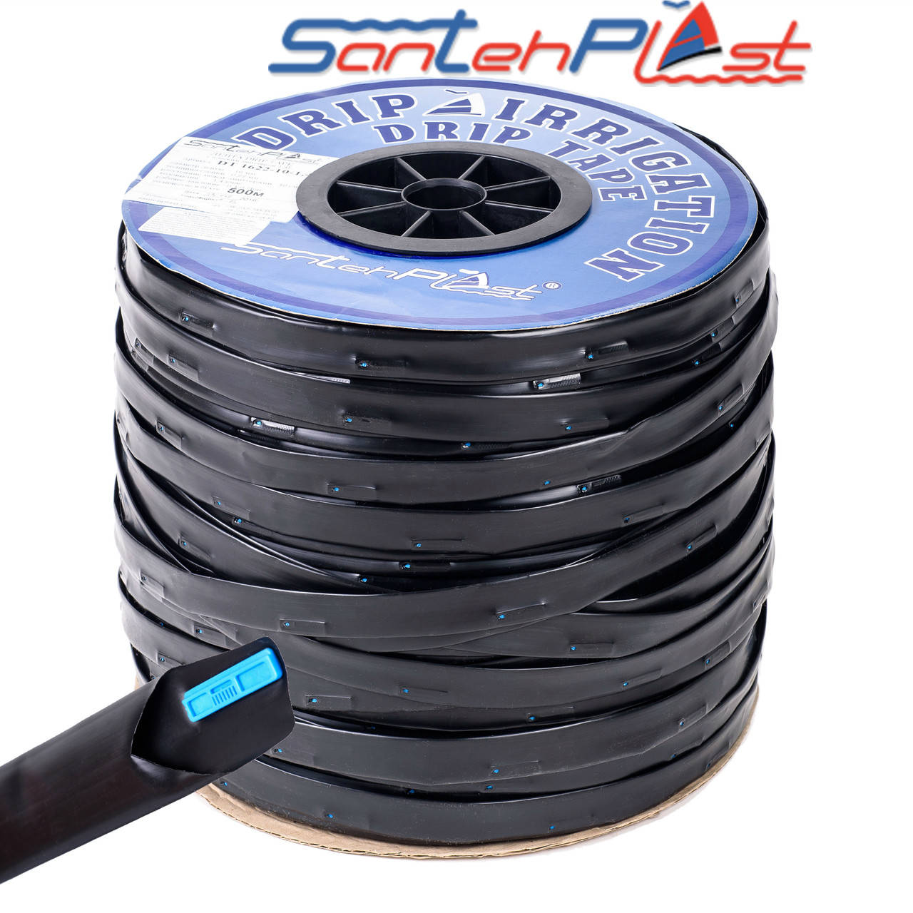 

Капельная лента SANTEHPLAST с плоским эмиттером через 15 см. 1000 м./бухта