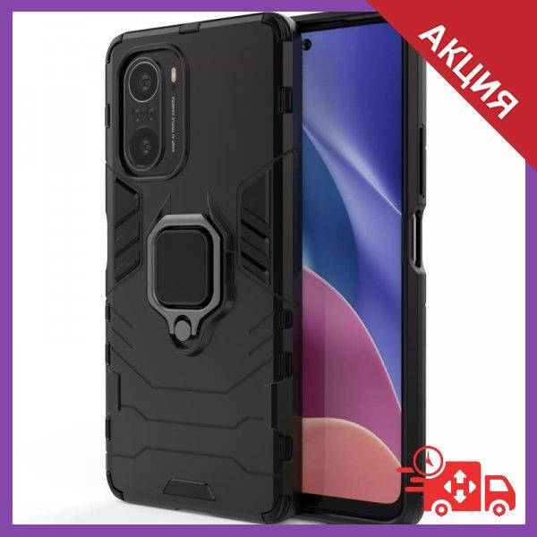 

Ударопрочный чехол на Xiaomi POCO F3 / Сяоми Поко Ф3, Черный