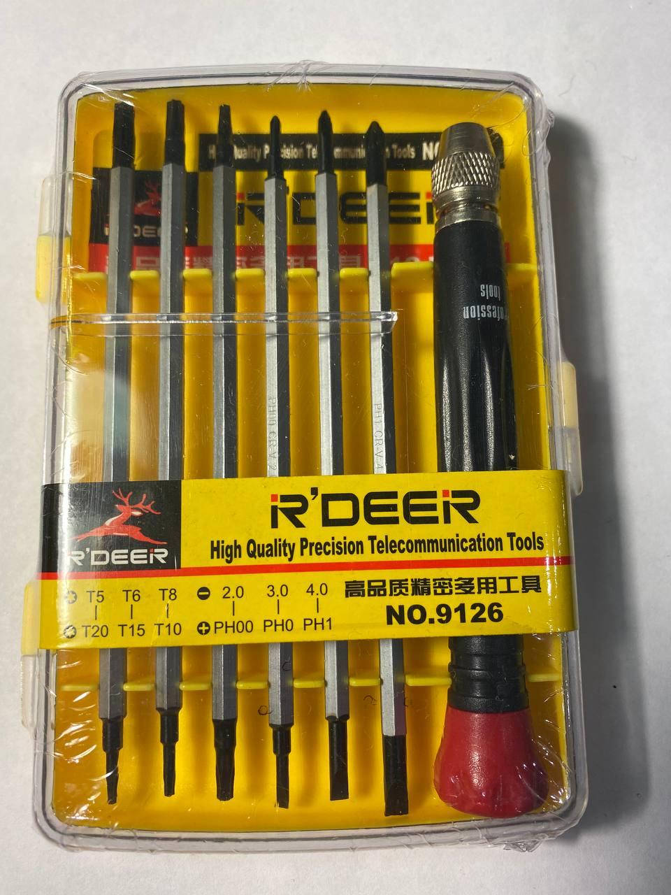 

Набор отверток R`DEER 9126