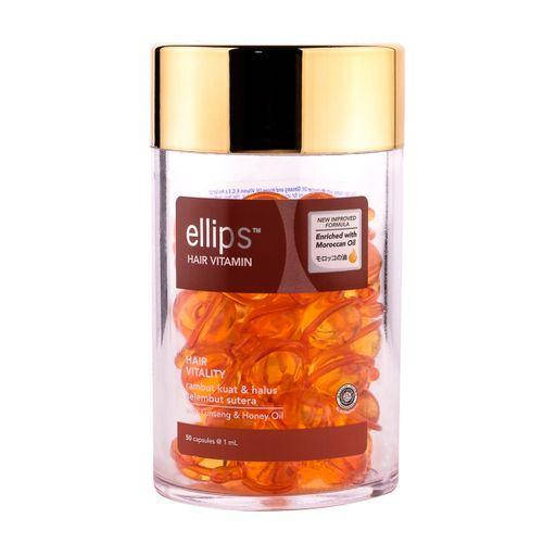 

Вітаміни для волосся Ellips Hair Vitamin Vitality Здоров'я волосся з женьшенем і медовою олією, 1 мл