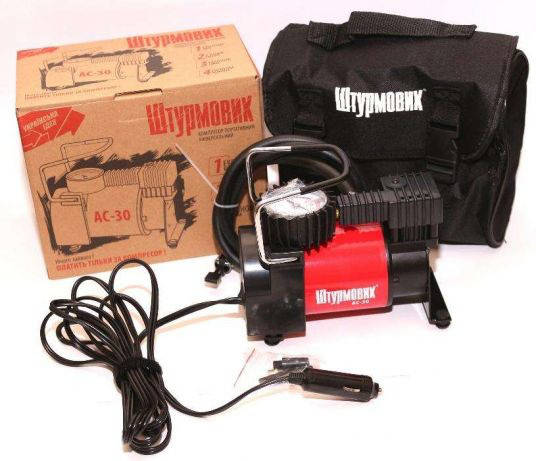 

Компрессор Штурмовик AC-30 автомобильный автокомпрессор