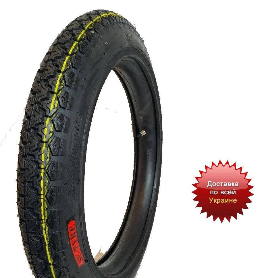 

Мотошины 3.00-18 дорожня + камера (ИЖ,Мінськ,Ява)