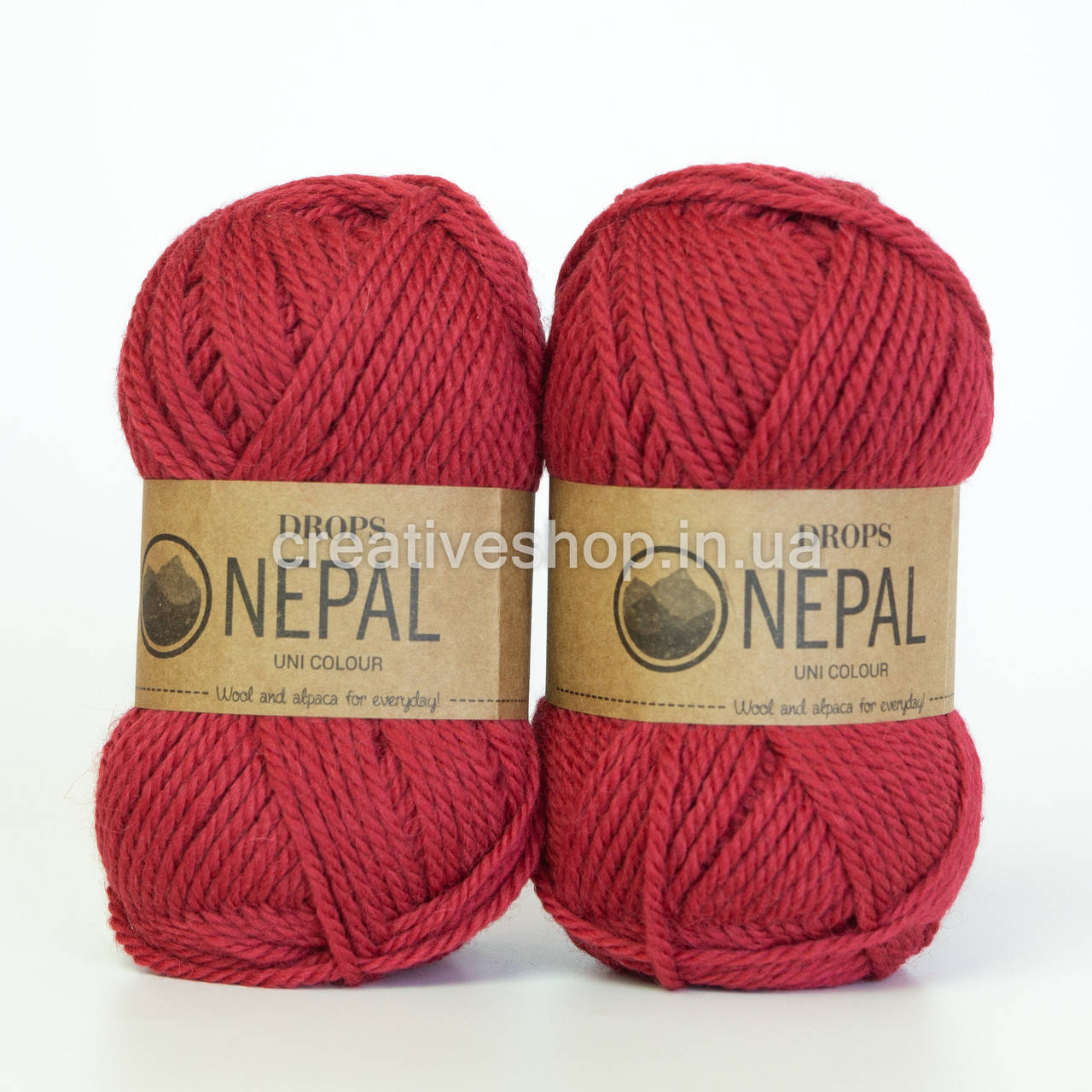 

Пряжа Drops Nepal (цвет 3608 deep red)