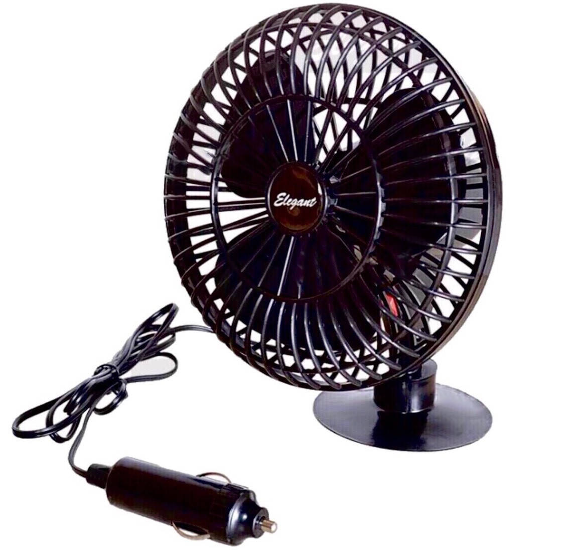 

Вентилятор в авто Elegant 12V 127мм ( пластиковий на присоске ) EL 101 540