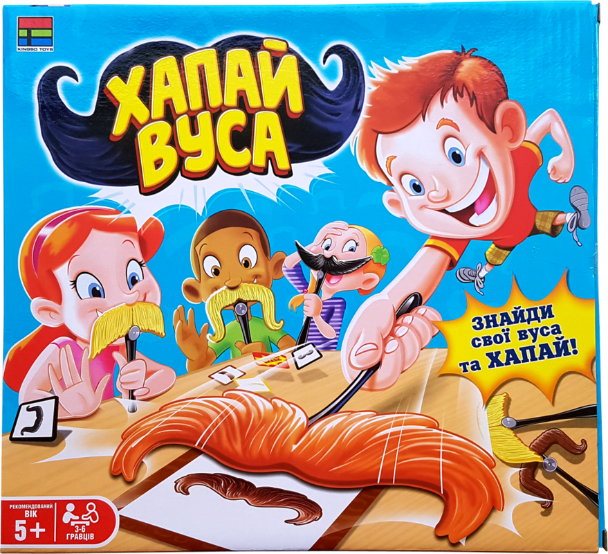 

Настольная игра «Шлёп усы» (Уценка)