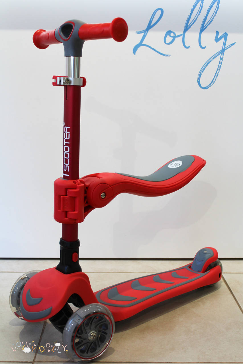 

Самокат-беговел трехколесный Best Scooter Maxi Макси Красный 06188